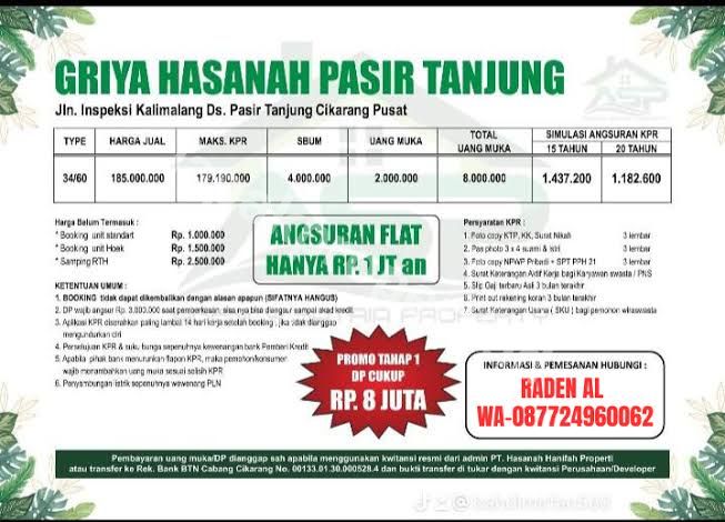 Foto GRIYA HASANAH PASIR TANJUNG - 1